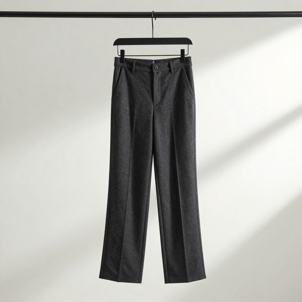 Tailored Wool-Blend Trouser