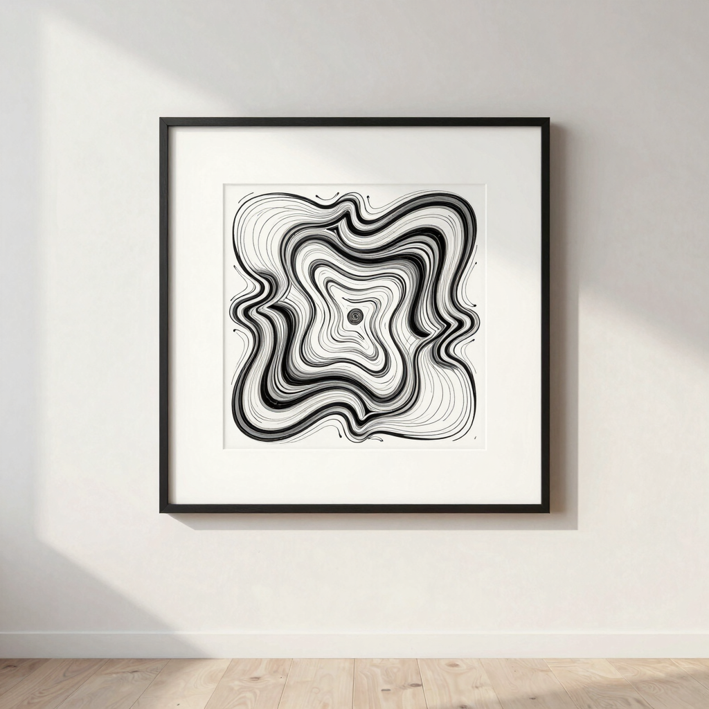 Linear Gestures No. 3 Art Print