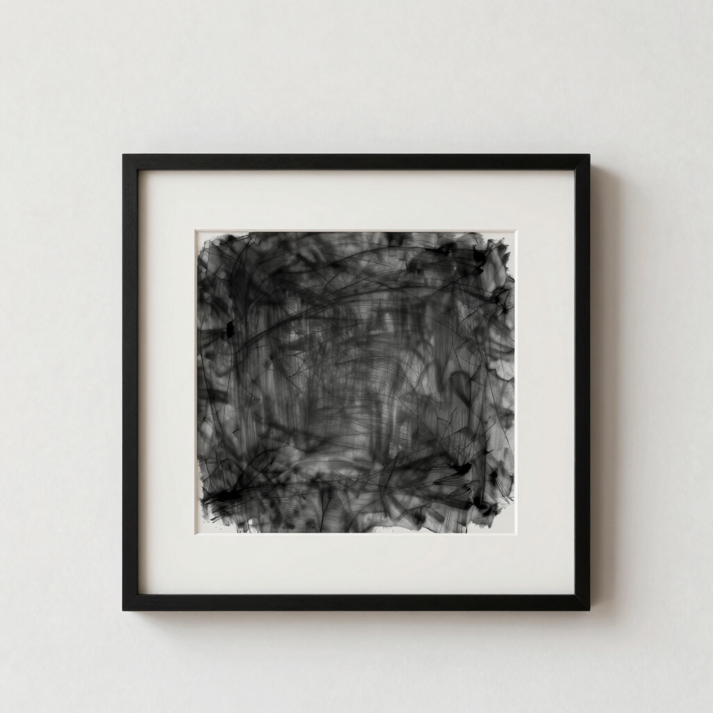 Minimalist Charcoal No. 1 Art Print