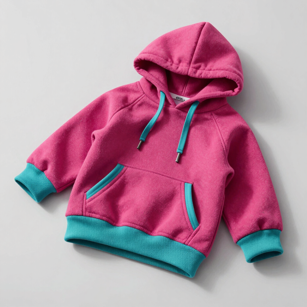 Sudadera Fosfo Vibrante con Gorro