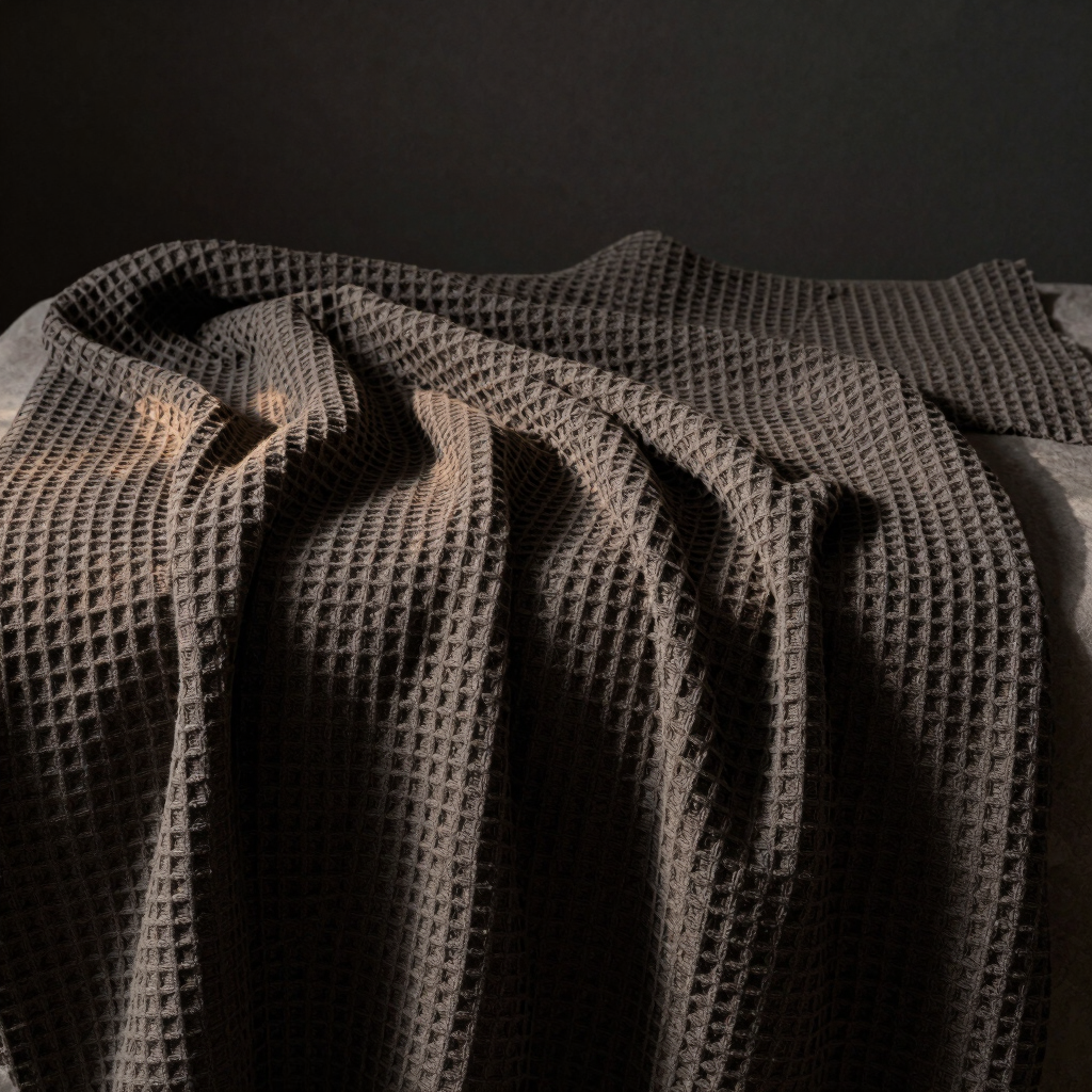 Heavy Cotton Waffle Blanket