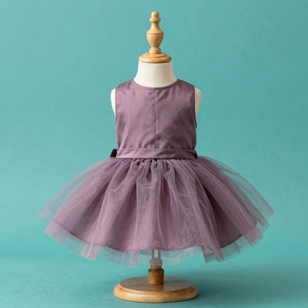 Vestido de Gala Tule Mauve