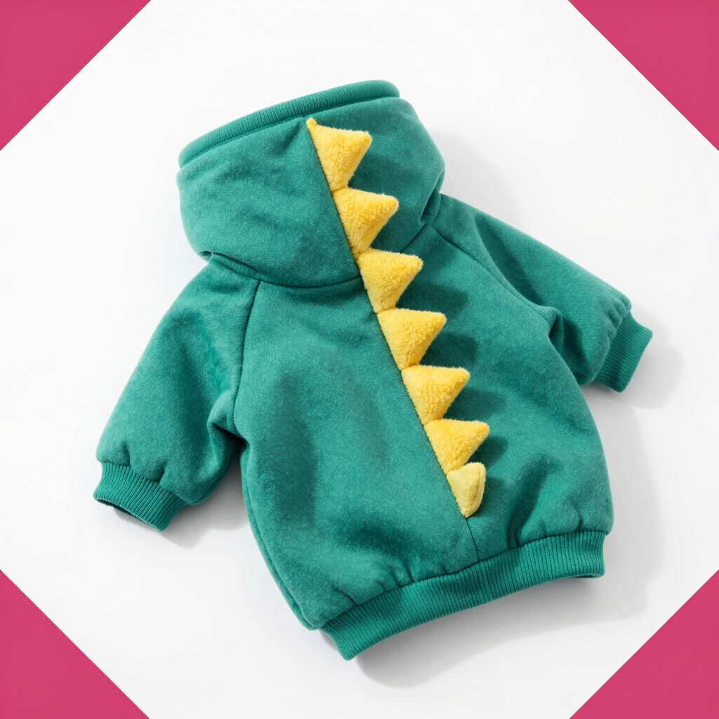 Sudadera Dino-Aventuras Verde Teal