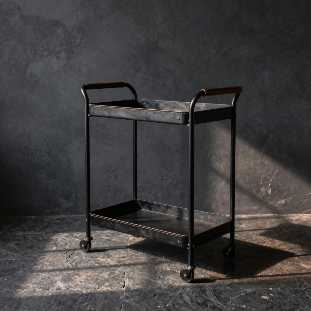 The Hudson Petite Wine Trolley