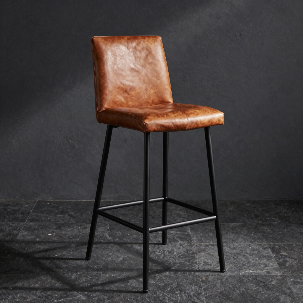 The Barrow High-Back Bar Stool
