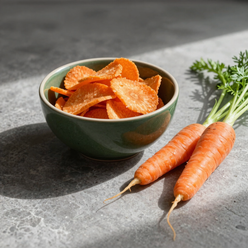 Sweet & Tangy Carrot Chips