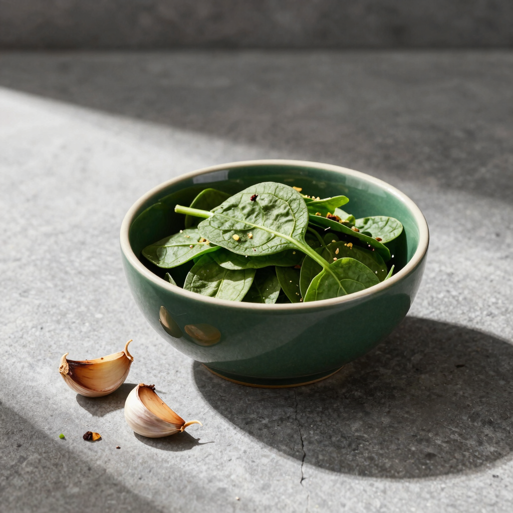 Garlic & Sea Salt Spinach Chips