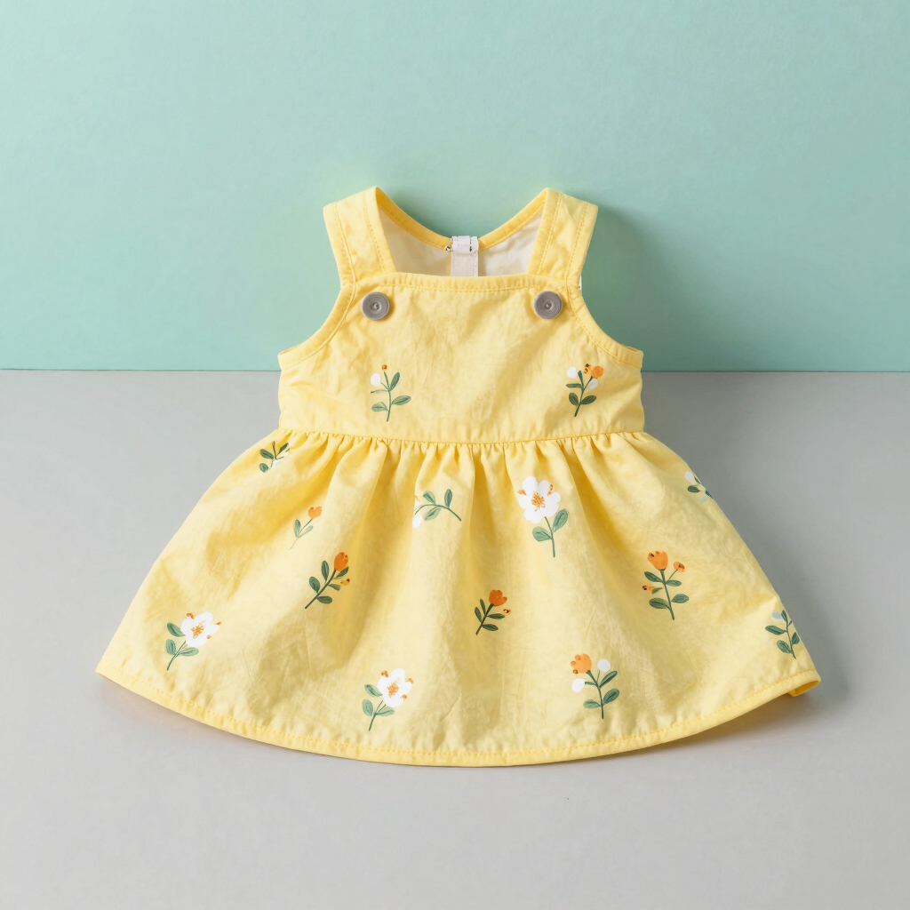 Vestido Playero Margarita Amarilla