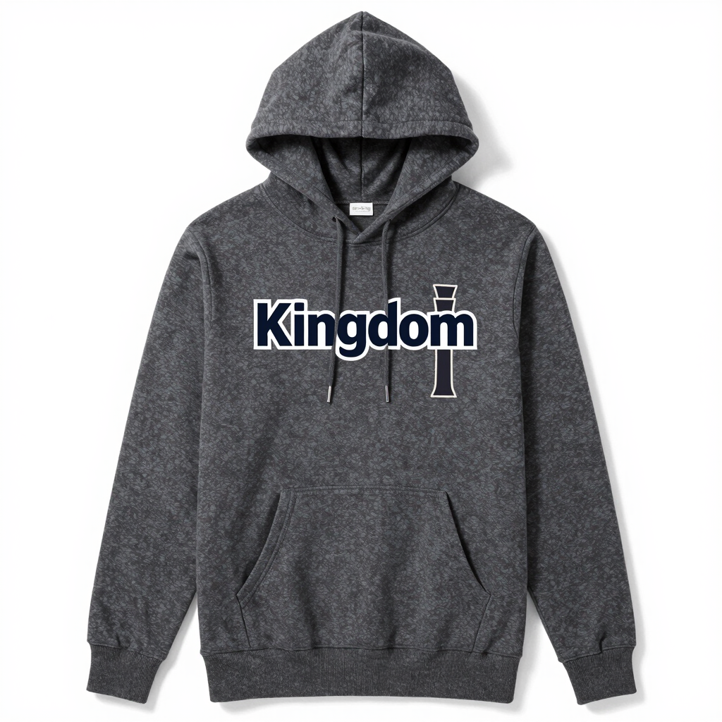 Kingdom Youth Pullover Hoodie - Dark Grey Christian Apparel