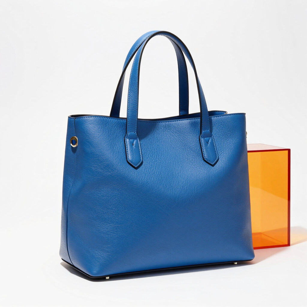 Ultramarine Structured Leather Tote