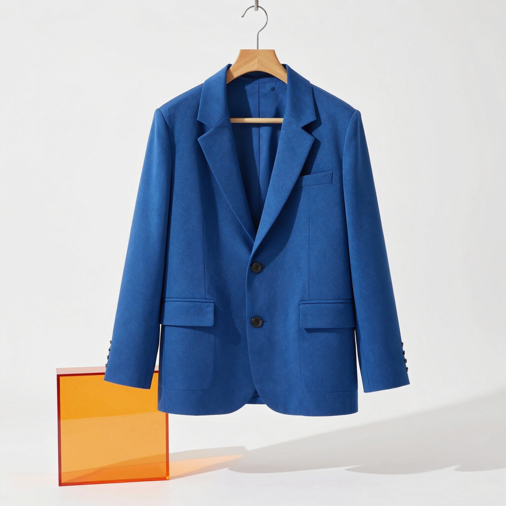 Cobalt Oversized Tailored Blazer
