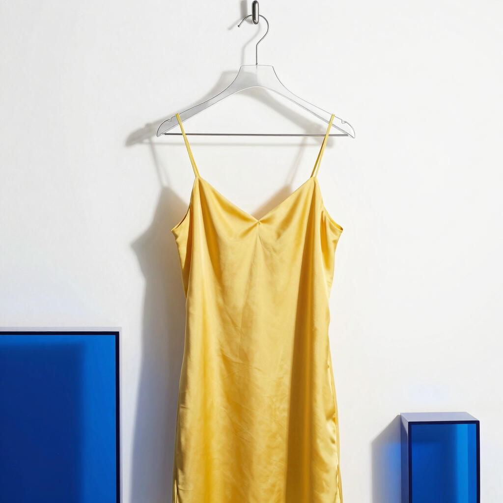 Marigold Pure Silk Slip Dress
