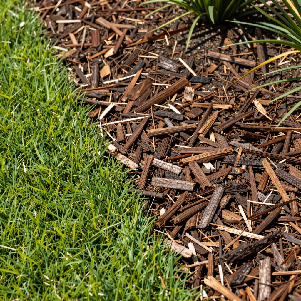 Lawn Edging & Mulch Installation