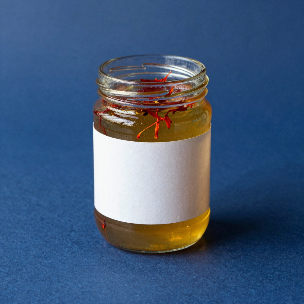 Saffron Infused Raw Acacia Honey