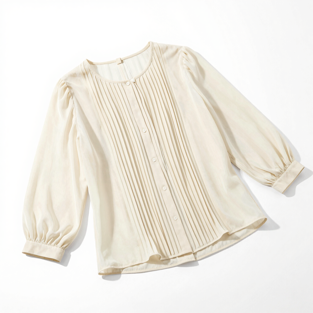 Chiffon Pleated Blouse