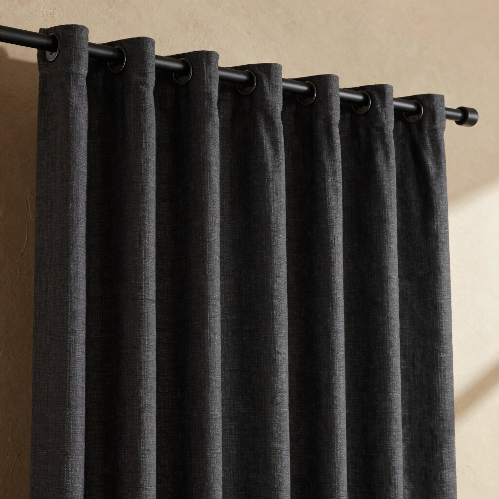 Silt Linen Blackout Grommet Curtains