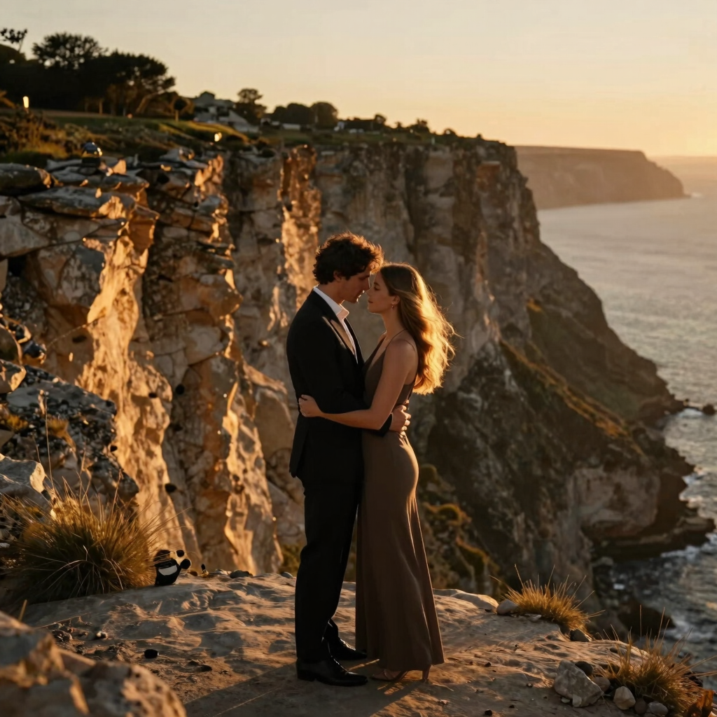 Golden Hour Engagement Session