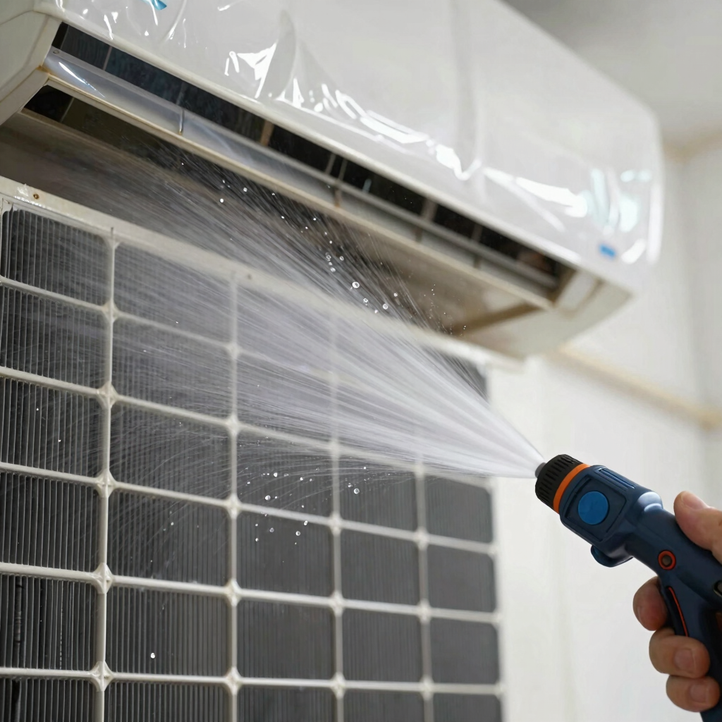 Split AC Deep Coil Cleaning