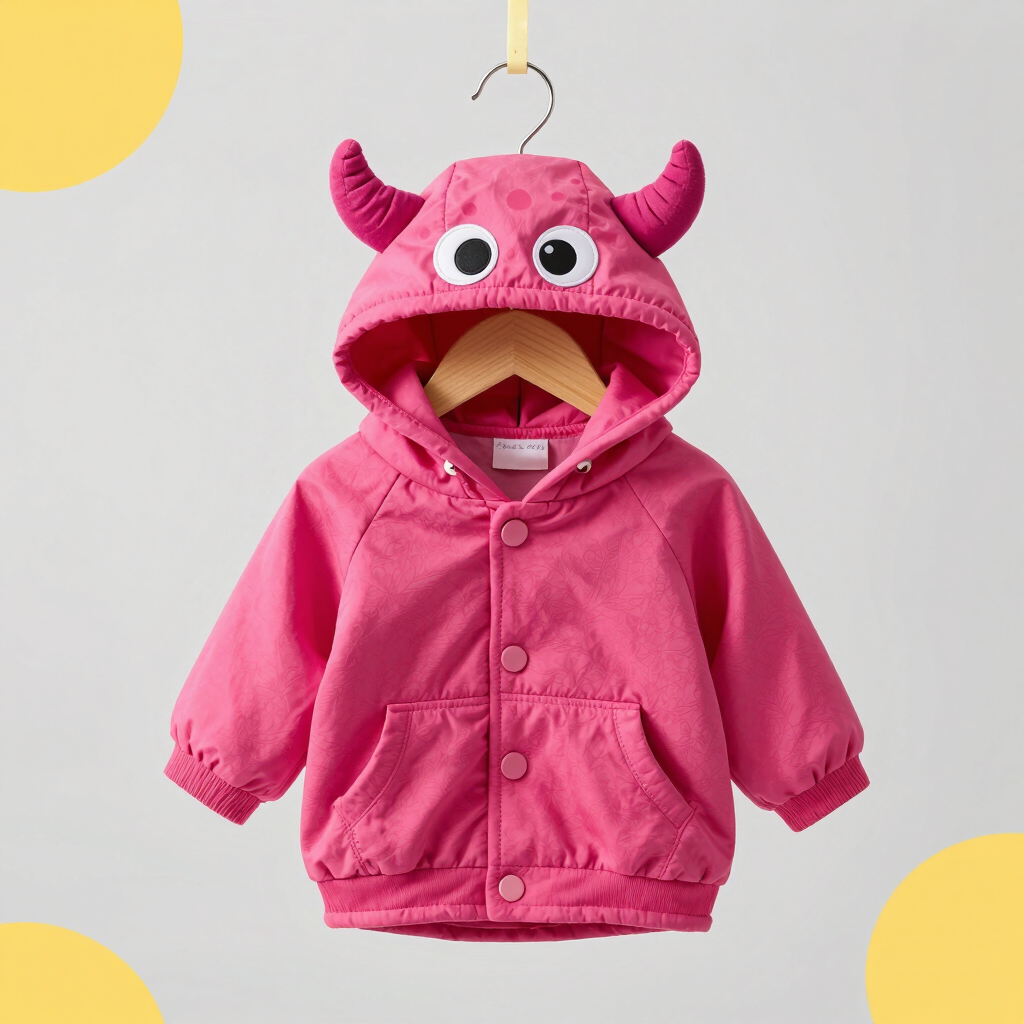 Sudadera Monstruito Alegre con Capucha