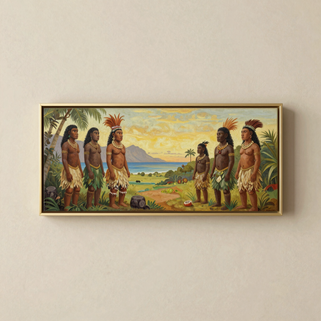 Paul Gauguin - Arearea Sanctuary Canvas
