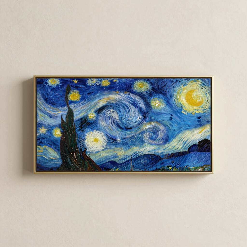 Vincent van Gogh - Starry Night Horizon Canvas