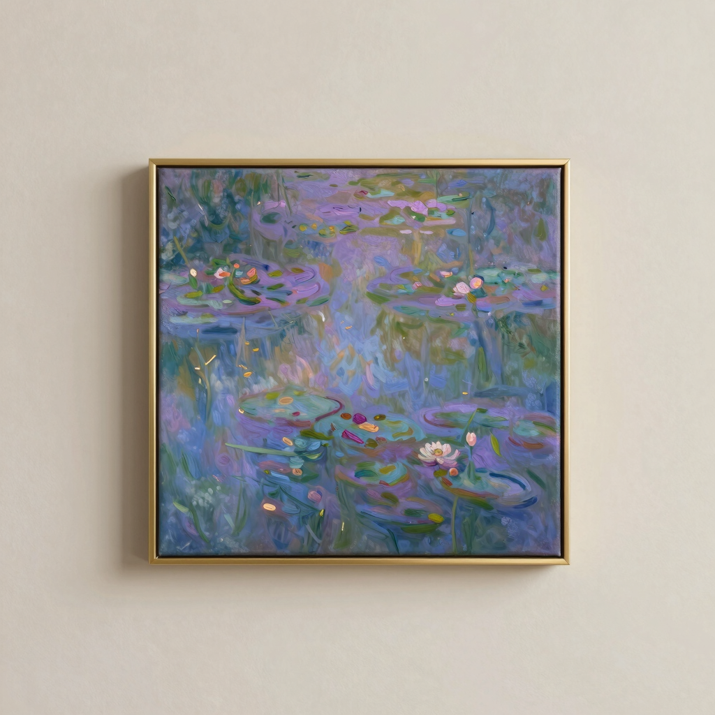 Claude Monet - Nymphéas Horizon Canvas