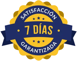 Garantía de satisfacción 7 días