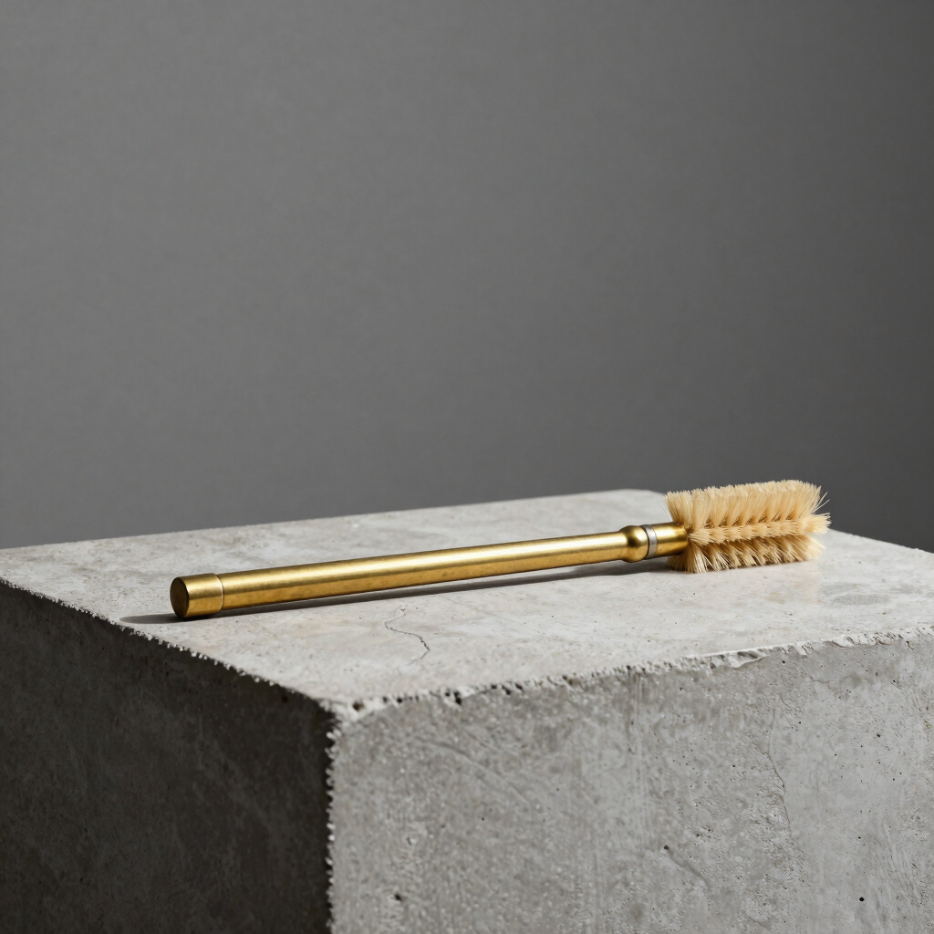 Raw Brass Bottle Brush