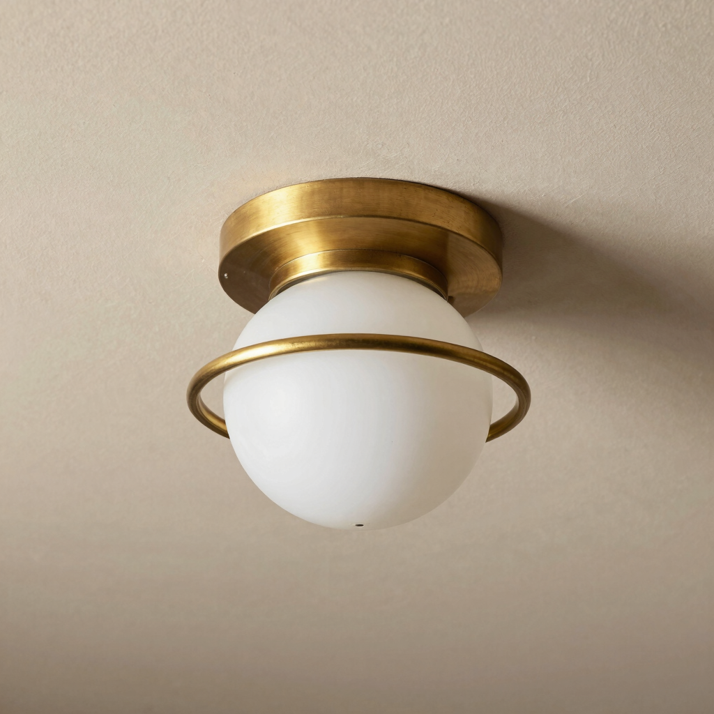 Bardo Brass Flush Mount