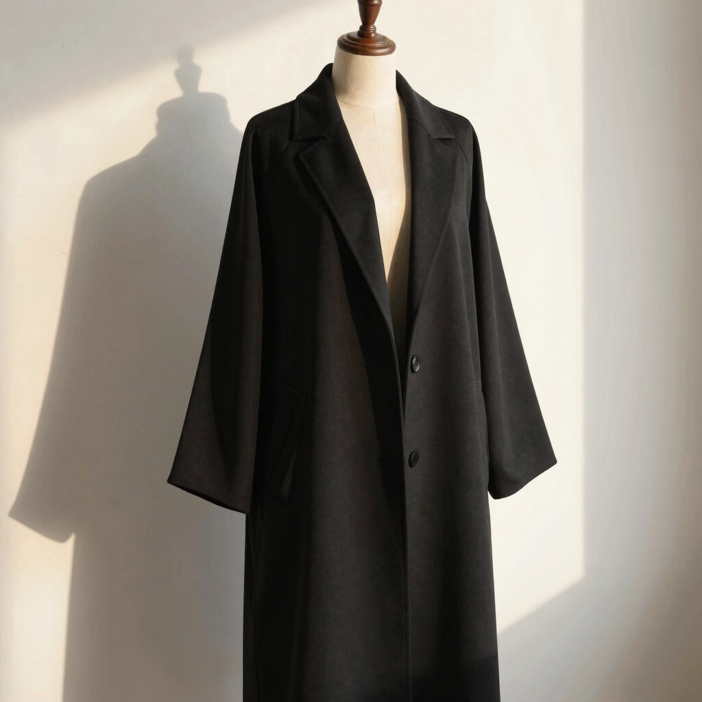Double-Faced Cashmere Coat Abaya