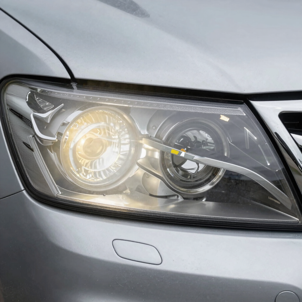 Headlight Restoration & Shield
