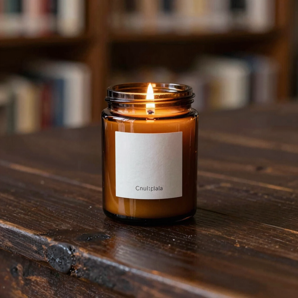 Vela Aromática 'Tarde de Lluvia y Libros'
