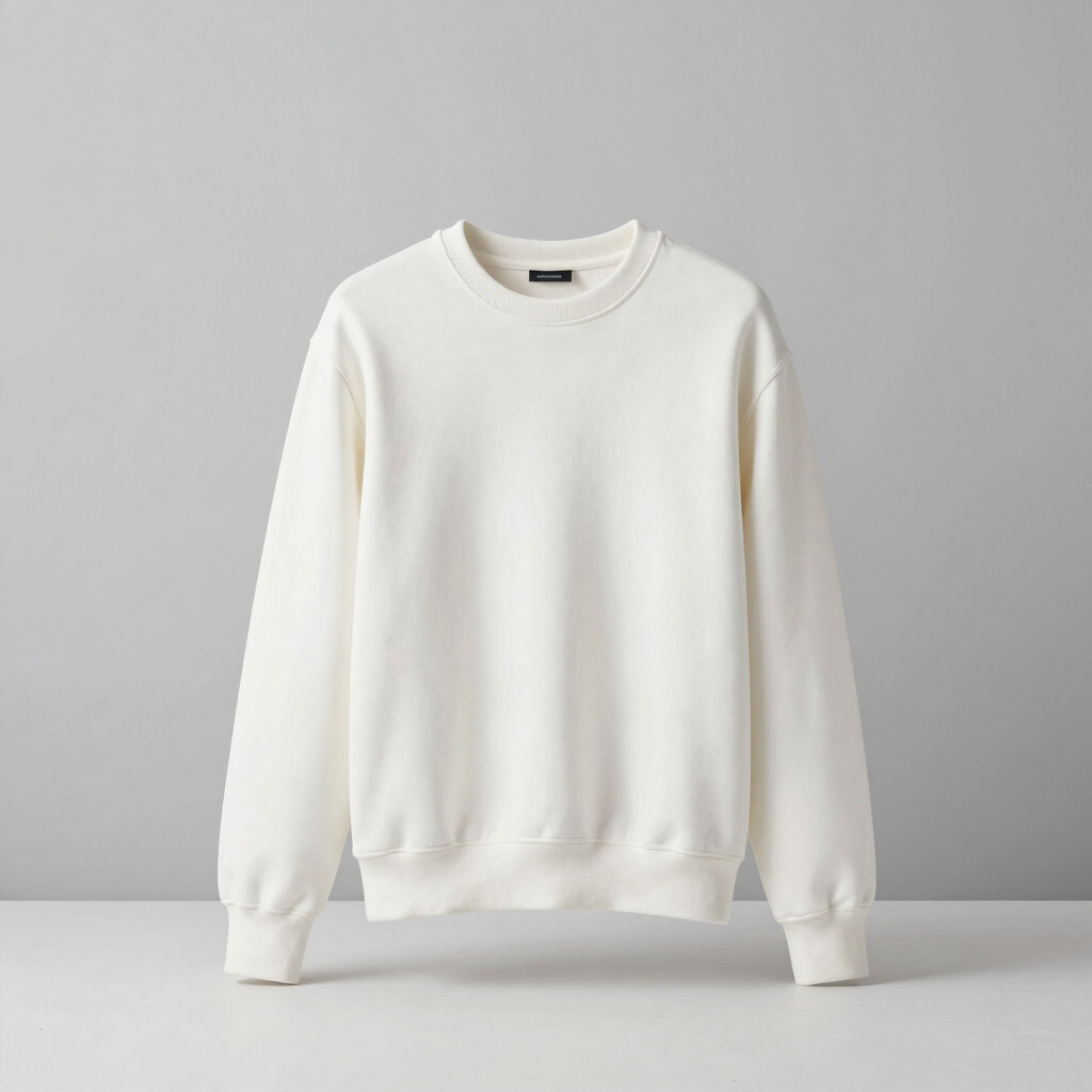 COCOON SWEATSHIRT IN OYSTER