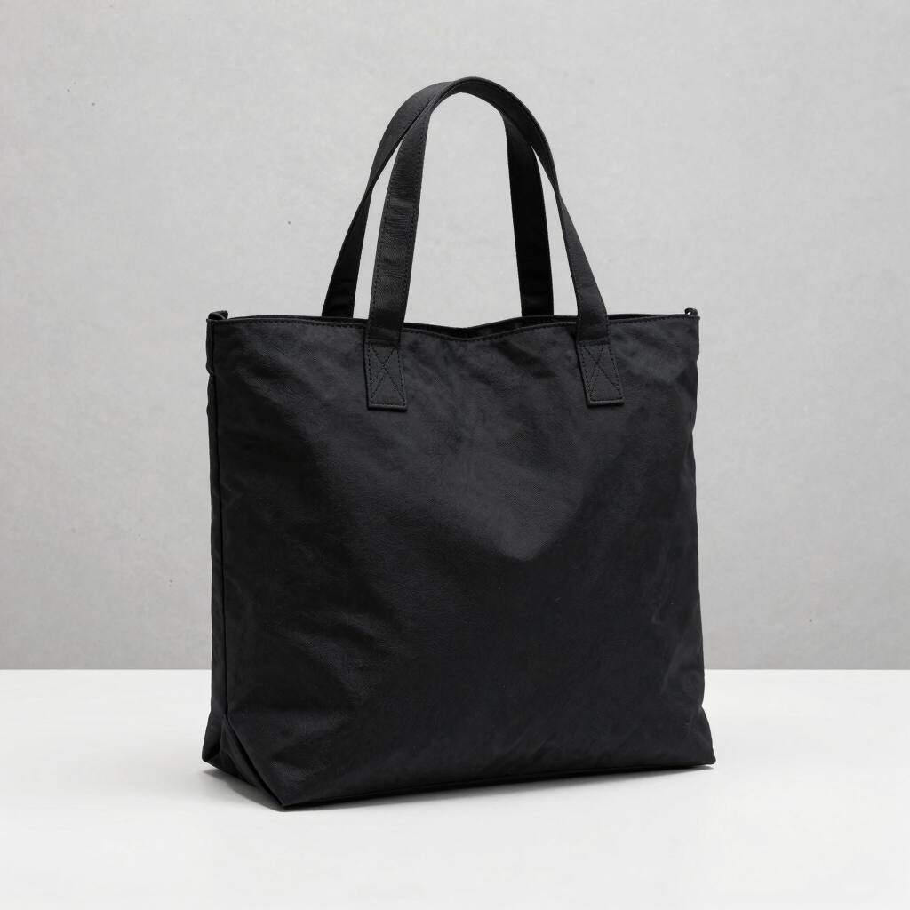 LINEA TOTE BAG IN MATTE BLACK