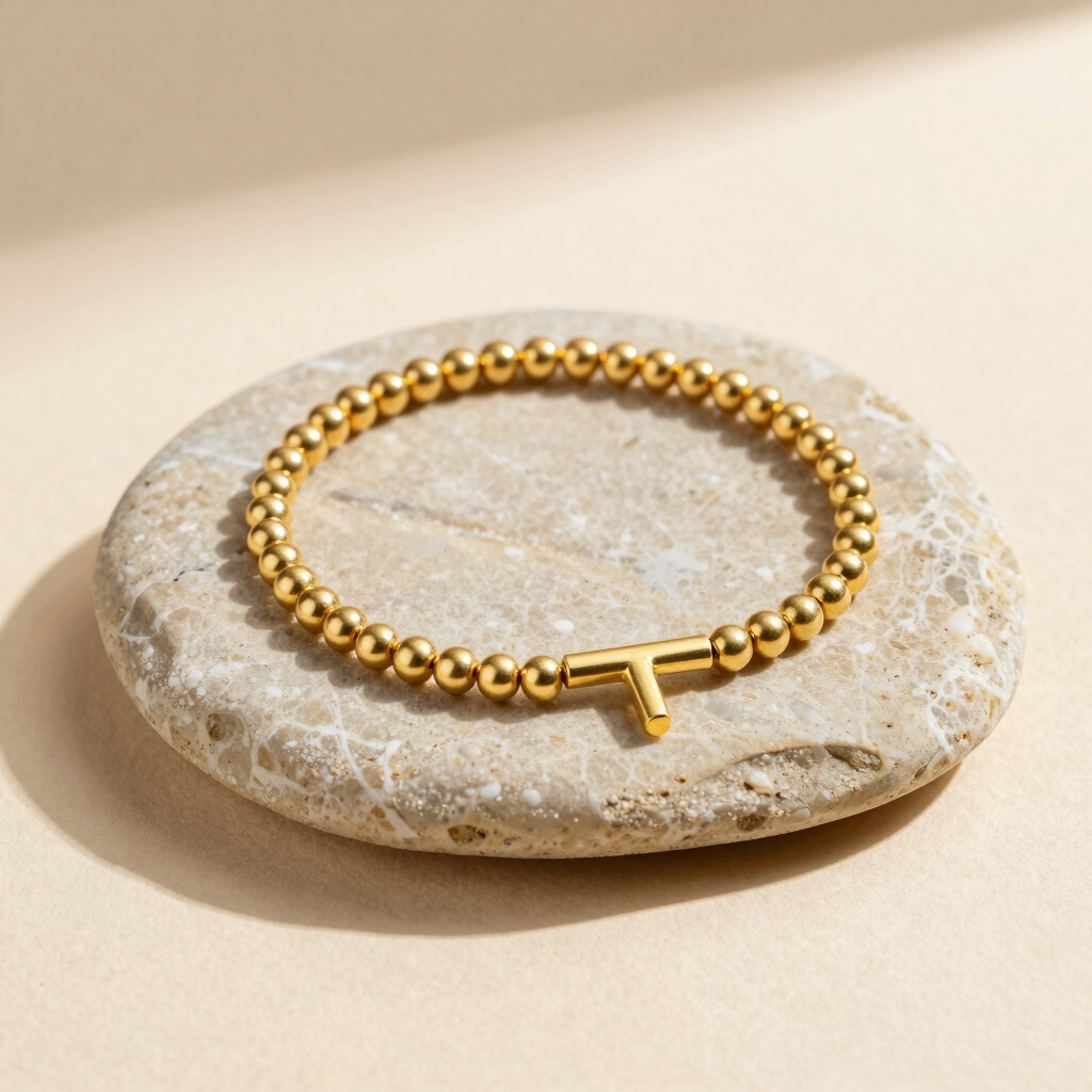 Amara Beaded T-Bar Bracelet