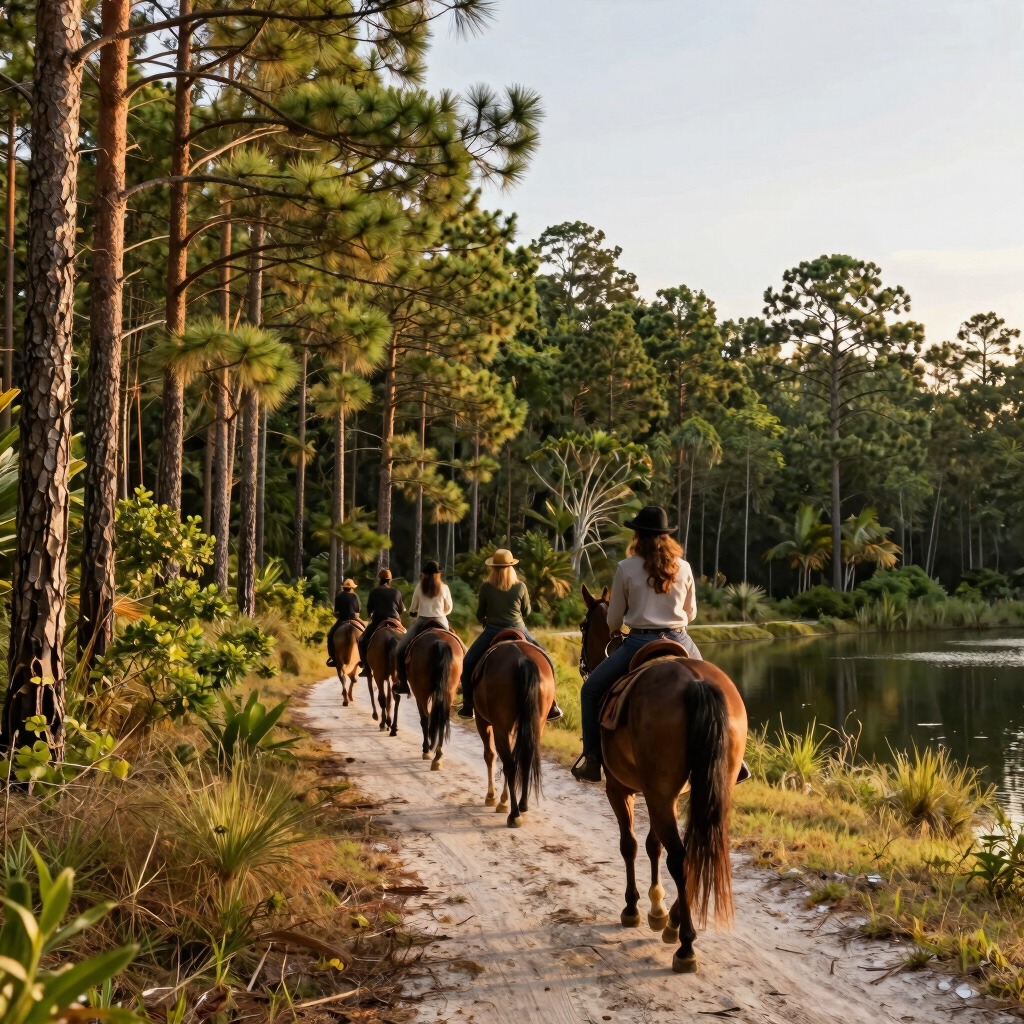 Guided Sunset Equestrian Trail Ride