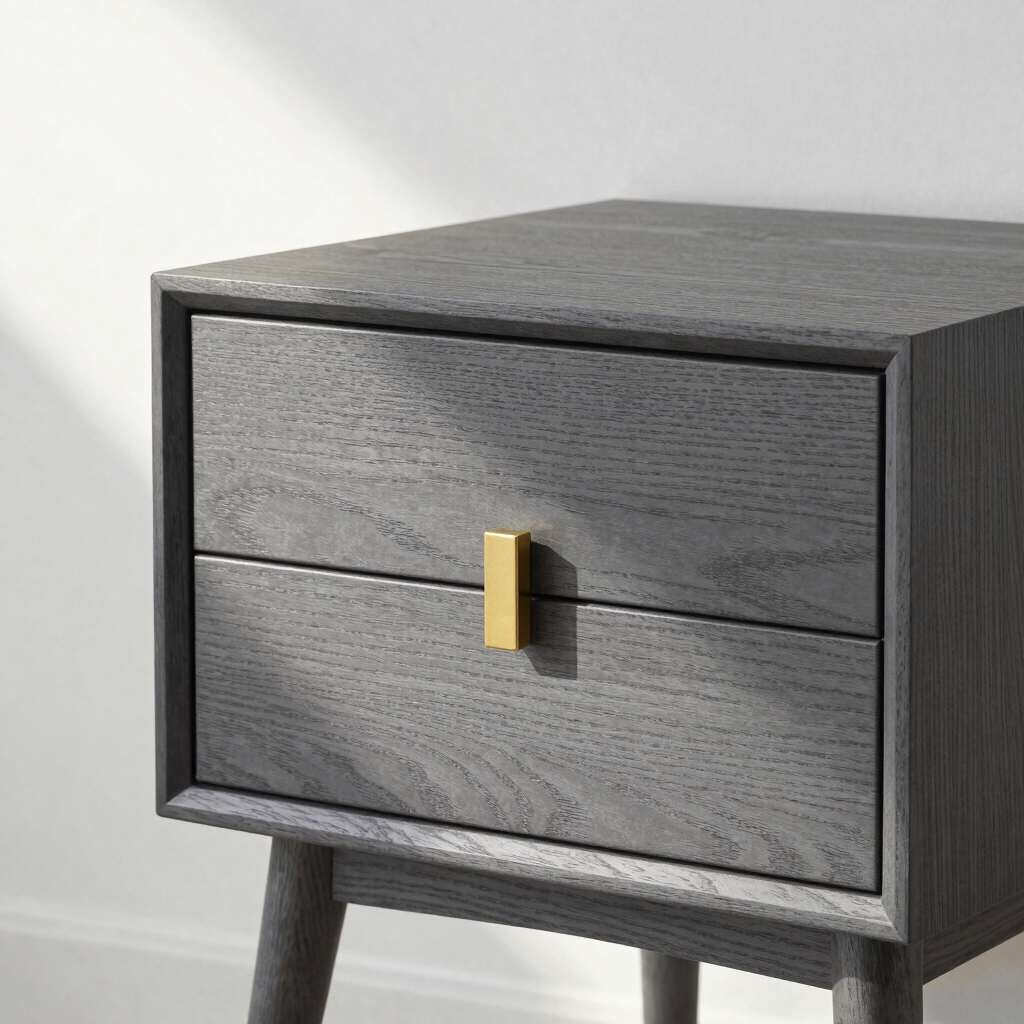 The Marquee Charcoal Nightstand