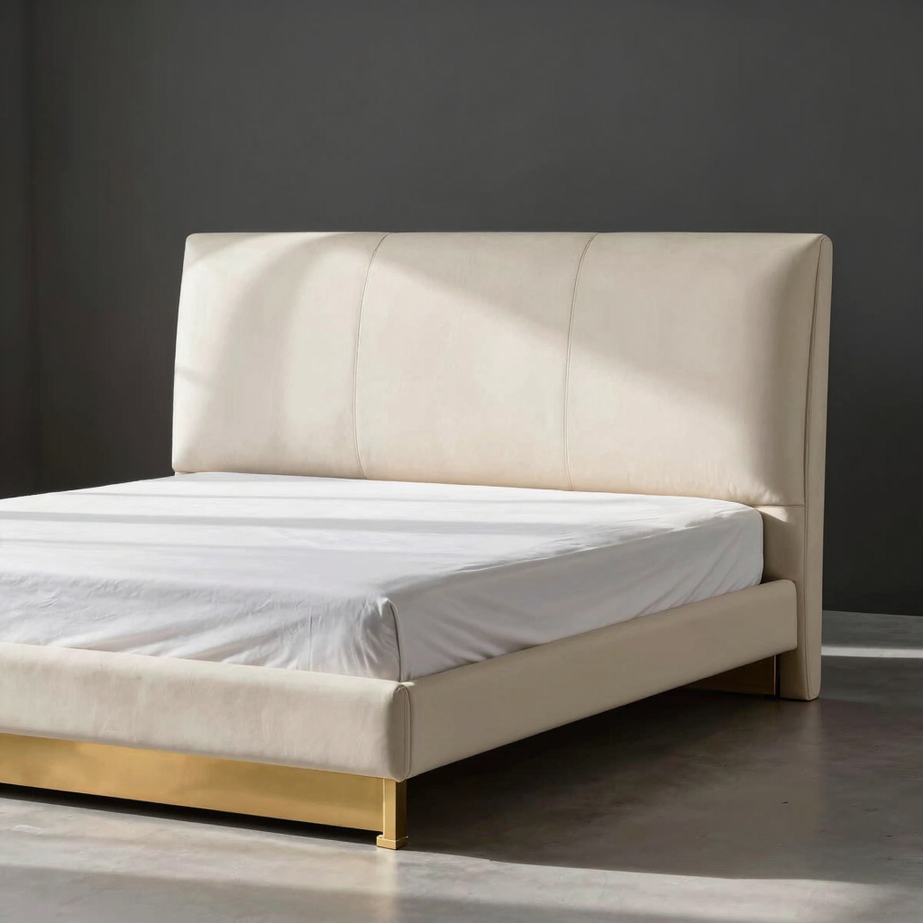 The Sovereign Tufted Bouclé Bed
