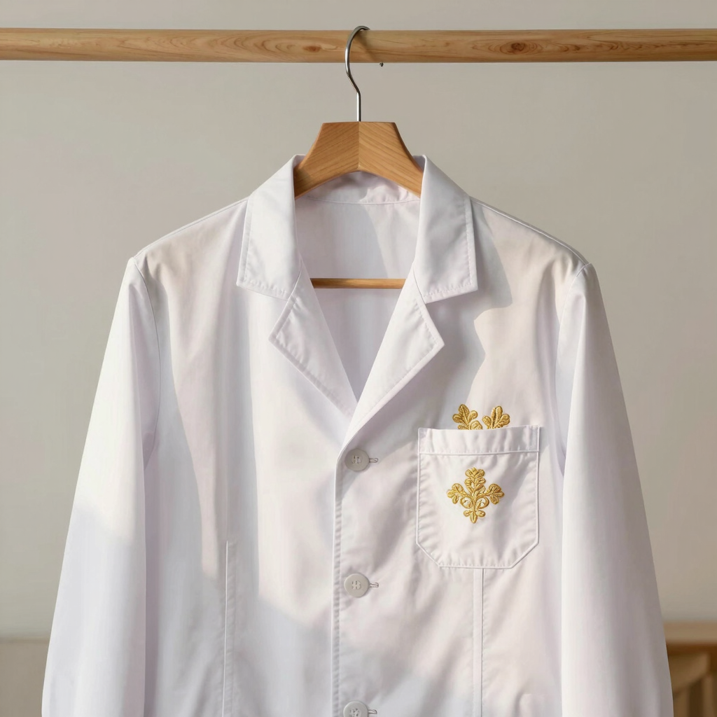 Bata Médica con Bordado de Precisión