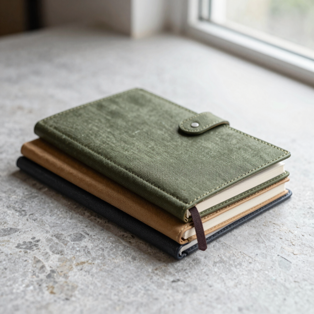 Waxed Canvas Notebook Trio