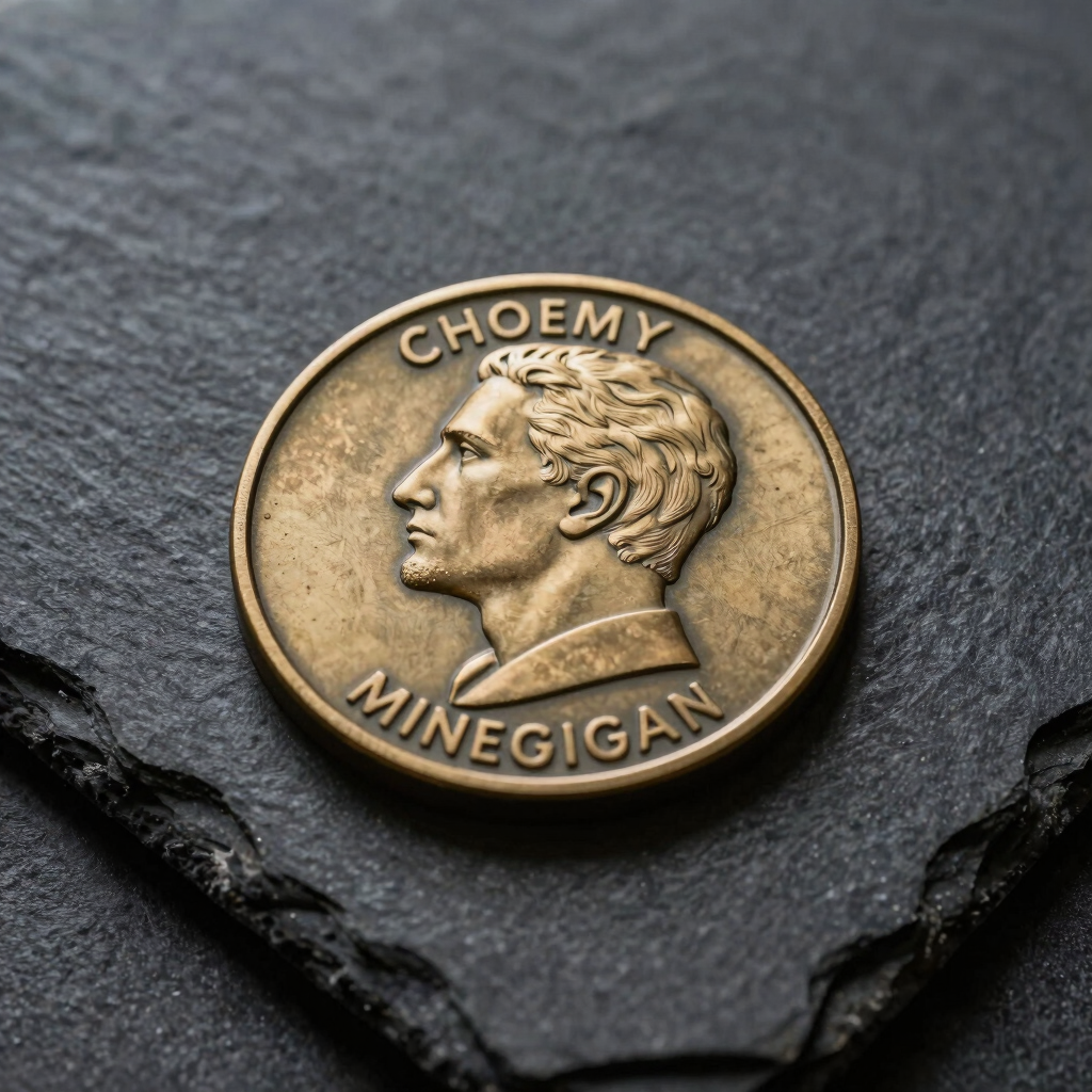 Milled Bronze Accountability Coin