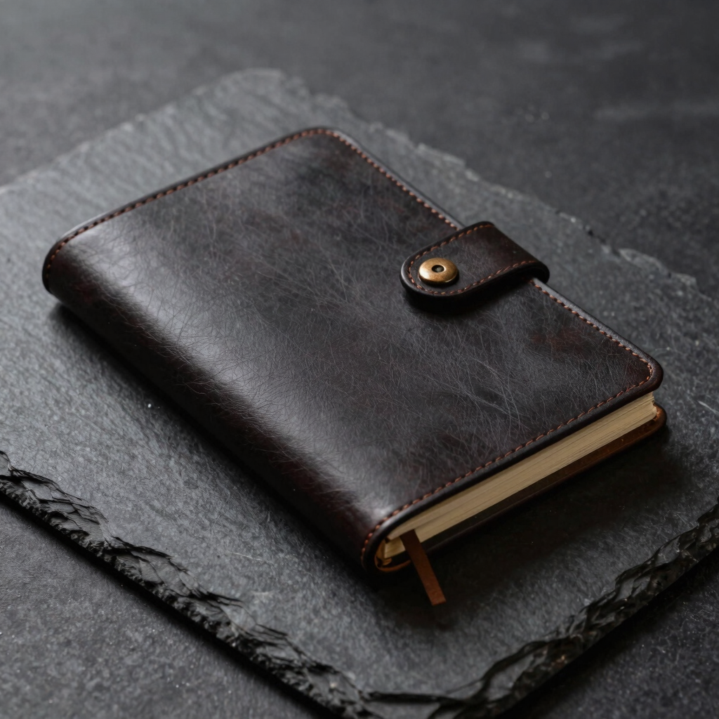 The Being Unbothered Heavyweight Leather Journal