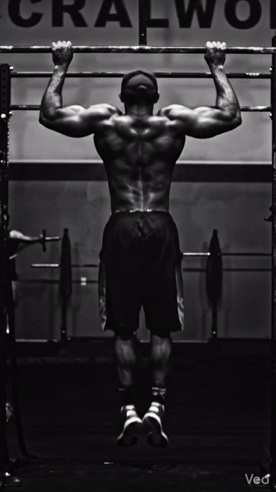 grayscale photo of man working out