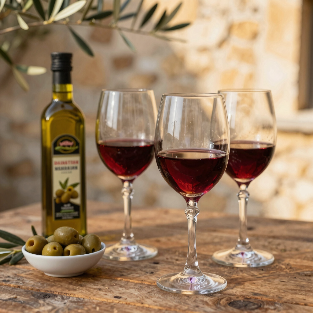 Private Olive Grove Wine Tasting
