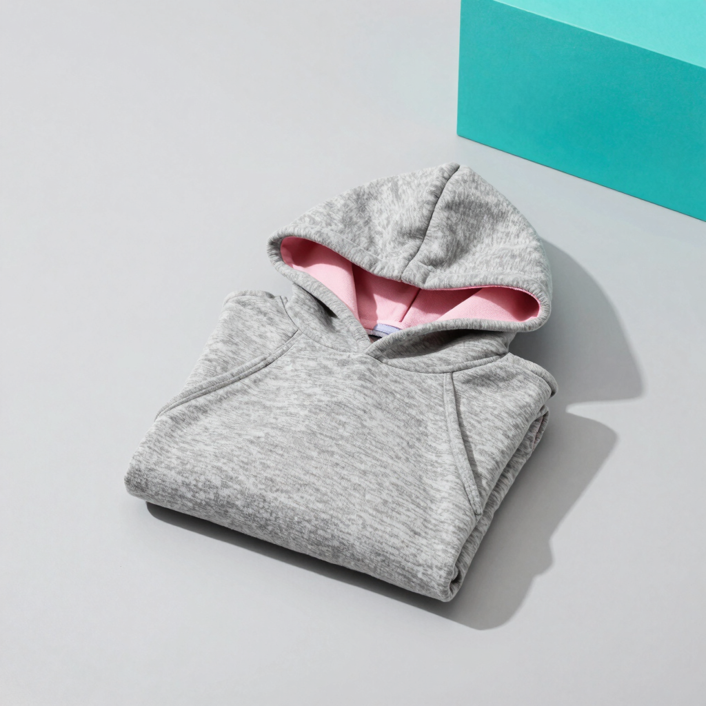 Sudadera con Capucha Huellitas Rosas