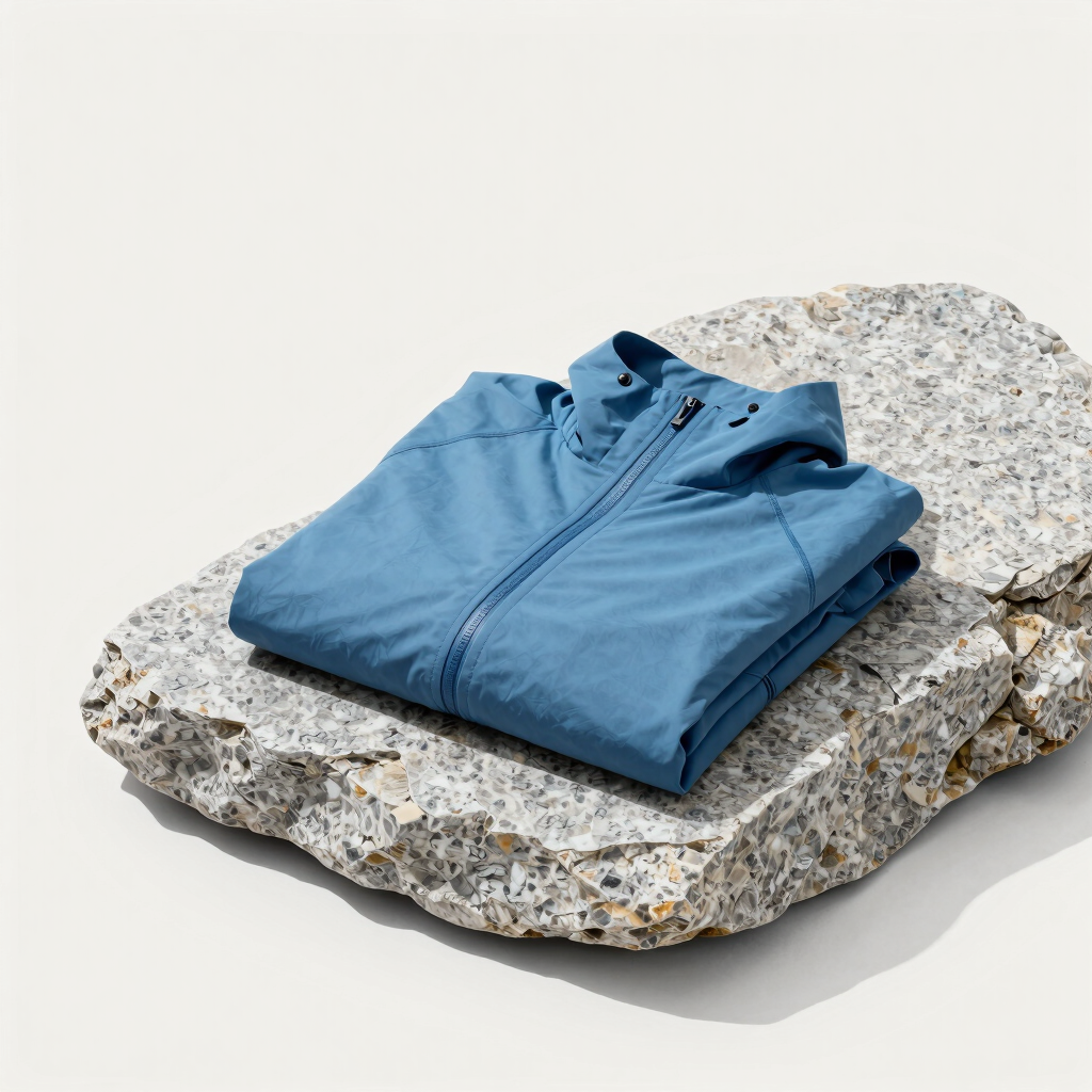Glacial Blue Technical Windbreaker
