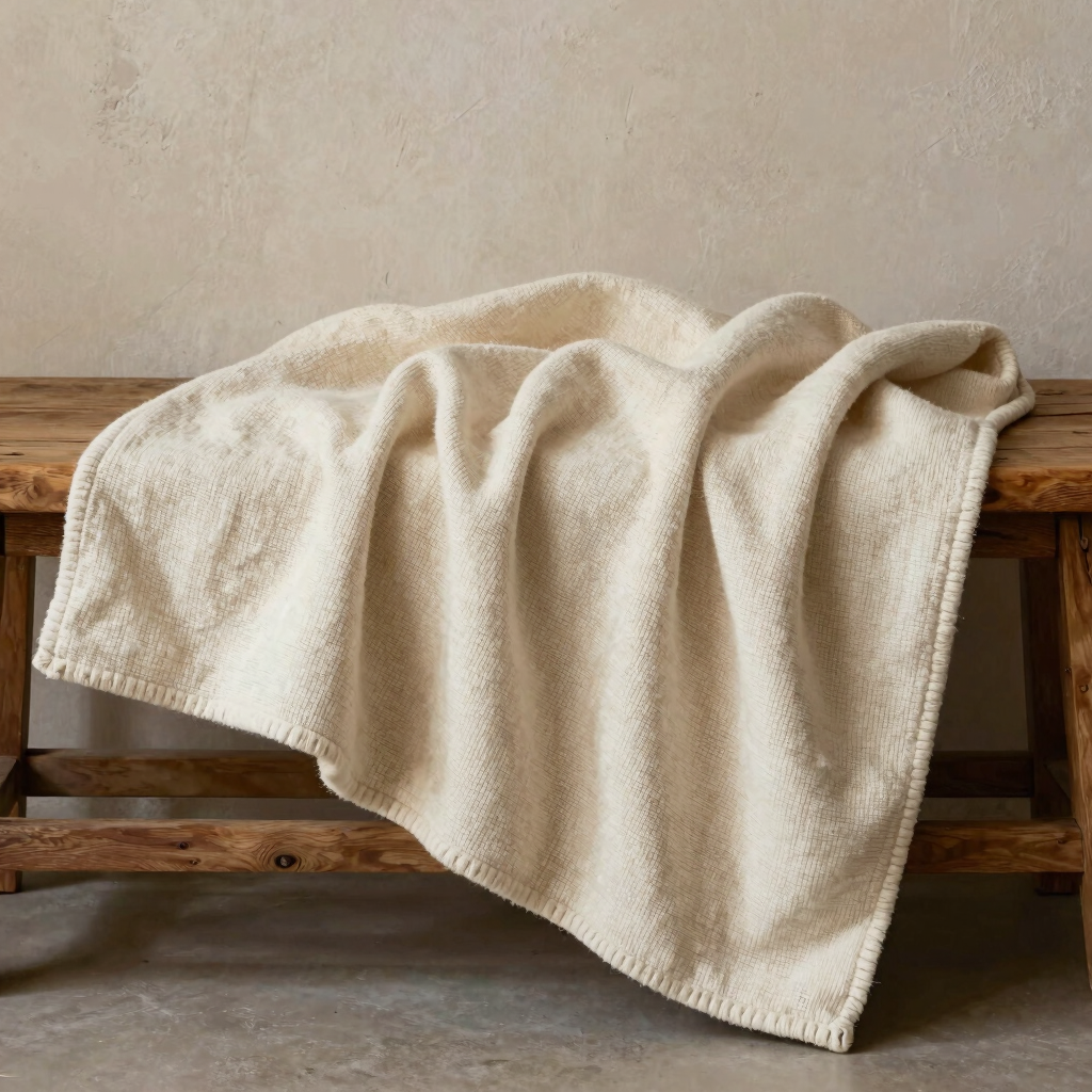 Slub Cotton Throw Blanket