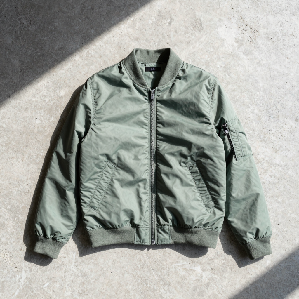 Sage Utility Bomber Jacket