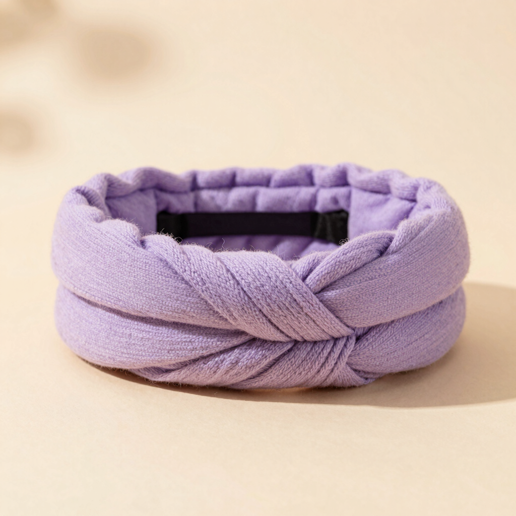 Diadema Tejida Lavanda Dulce