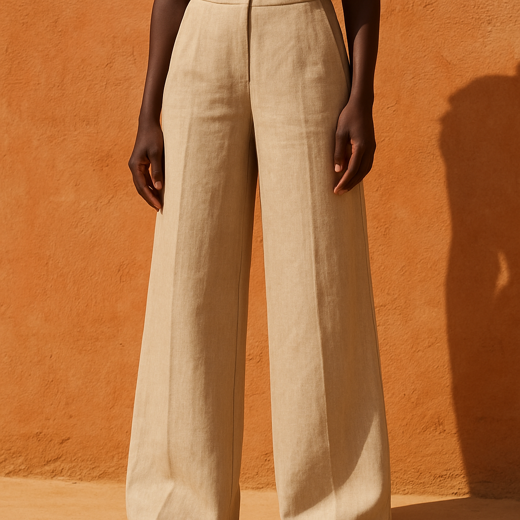 Pantalon Large Sable Fin